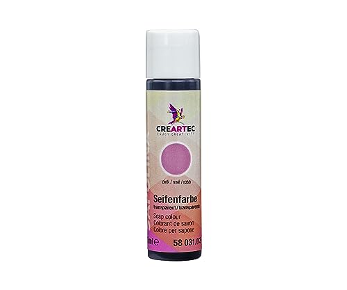 CREARTEC Natürliche Seifenfarbe - Seifenherstellung/Seifenkreationen - transparente Farbe: Rosé - Inhalt: 10ml - Made in Germany von Artidee