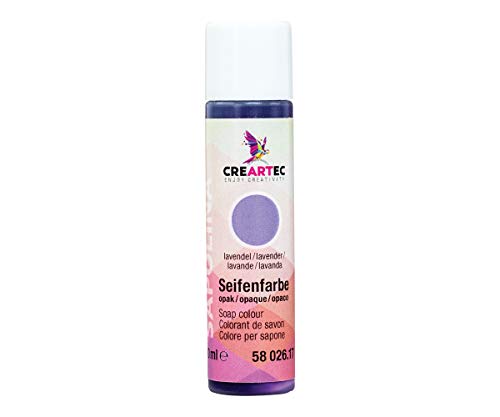 CREARTEC Natürliche Seifenfarbe Opak - Seifenherstellung/Seifenkreationen - Farbe: Lavendel - Inhalt: 10ml - Made in Germany von Artidee