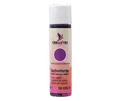 CREARTEC Natürliche Seifenfarbe Opak - Seifenherstellung/Seifenkreationen - Farbe: Violett - Inhalt: 10ml - Made in Germany CREARTEC Natürliche Seifenfarbe Opak - Seifenherstellung/Seifenkreationen - Farbe: Violett - Inhalt: 10ml - Made in Germany von Artidee