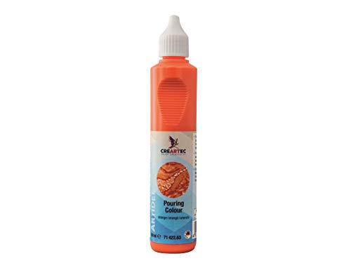 CREARTEC - Pouring Colour - Farbe: Orange - 88ml - flüssige Acrylfarbe für kreative Fließtechnik-Kunst - einzigartige Kunstwerke mit spektakulären Farbverläufen - Gebrauchsfertig - Made in Germany CREARTEC - Pouring Colour - Farbe: Orange - 88ml - flüssige Acrylfarbe für kreative Fließtechnik-Kunst - einzigartige Kunstwerke mit spektakulären Farbverläufen - Gebrauchsfertig - Made in Germany von Artidee
