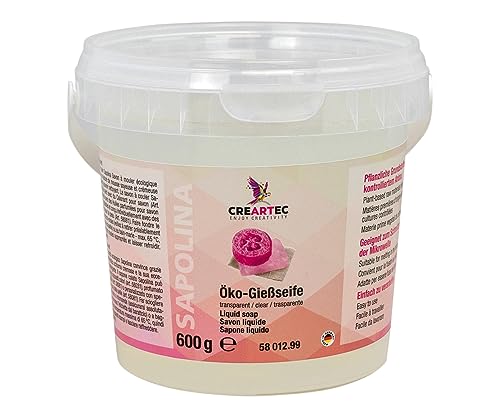 Artidee CREARTEC - Sapolina Öko-Gießseife - transparent - zum Modellieren von individuellen Seifen - 600g - Made in Germany Artidee CREARTEC - Sapolina Öko-Gießseife - transparent - zum Modellieren von individuellen Seifen - 600g - Made in Germany von Artidee