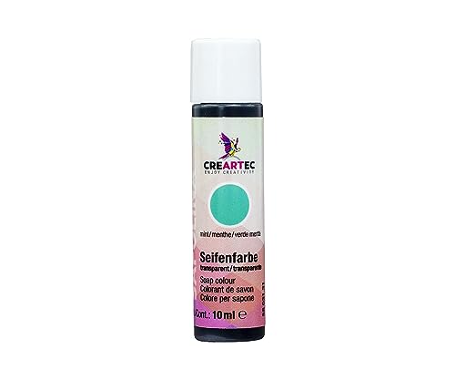 CREARTEC Natürliche Seifenfarbe - Seifenherstellung/Seifenkreationen - transparente Farbe: Mint - Inhalt: 10ml - Made in Germany von Artidee