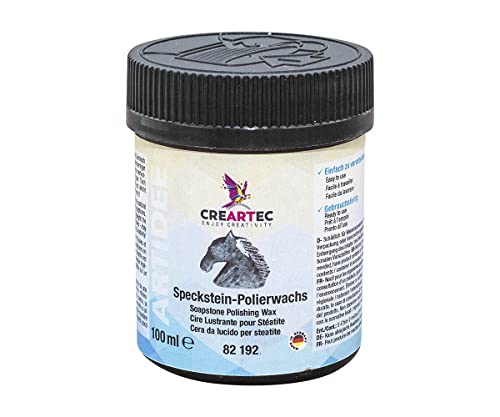 CREARTEC Speckstein-Polierwachs - Ideal zur Behandlung von Specksteinoberflächen - Füllmenge: 100 ml - Made in Germany CREARTEC Speckstein-Polierwachs - Ideal zur Behandlung von Specksteinoberflächen - Füllmenge: 100 ml - Made in Germany von Artidee