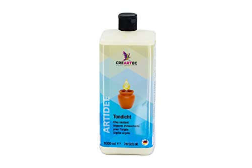 CREARTEC Tondicht - Ideal zum wasserfesten Versiegeln von Keramikoberflächen - Gebrauchsfertig - Lösungsmittelfrei - einfache Handhabung - Füllmenge: 1000 ml - Made in Germany CREARTEC Tondicht - Ideal zum wasserfesten Versiegeln von Keramikoberflächen - Gebrauchsfertig - Lösungsmittelfrei - einfache Handhabung - Füllmenge: 1000 ml - Made in Germany von Artidee
