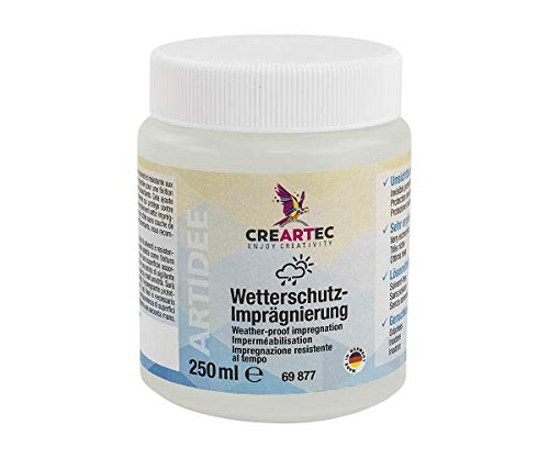 Artidee CREARTEC - Wetterschutz-Imprägnierung - besonders schützend gegen Feuchtigkeitseinwirkungen - 250ml - Made in Germany von Artidee