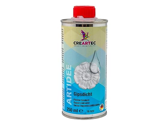 CREARTEC wasserfester Gipsdicht - ideal zum Abdichten von Gips, Beton, Stein, … - 250ml - Made in Germany von Artidee