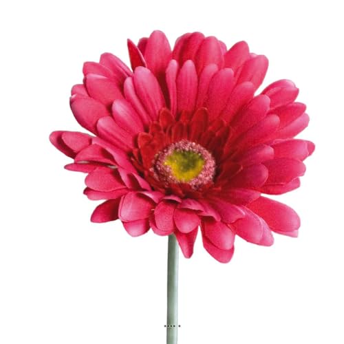 Artificielles.com - Künstliche Gerbera, Höhe 56 cm – Durchmesser 11 cm, wunderschöne Fuchsia Rose – Farbe: Fuchsia 730 von Artificielles.com