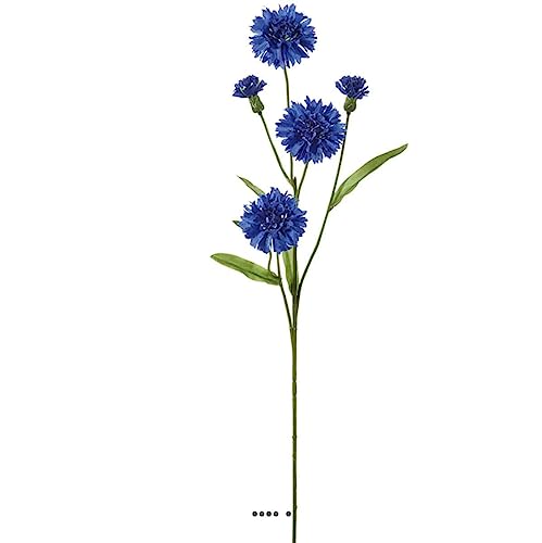 Artificielles.com - Künstliche Kornblume mit Stiel, Höhe 61 cm, 5 Köpfe von Artificielles.com