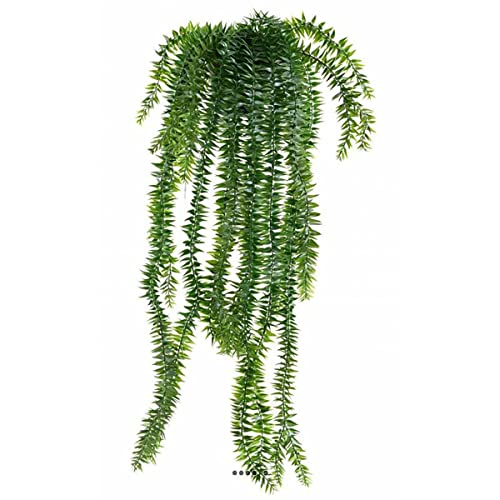 Artificielles.com - Künstliche Lycopodium Hängepflanze im Topf, L 70 cm, für den Außenbereich von Artificielles.com