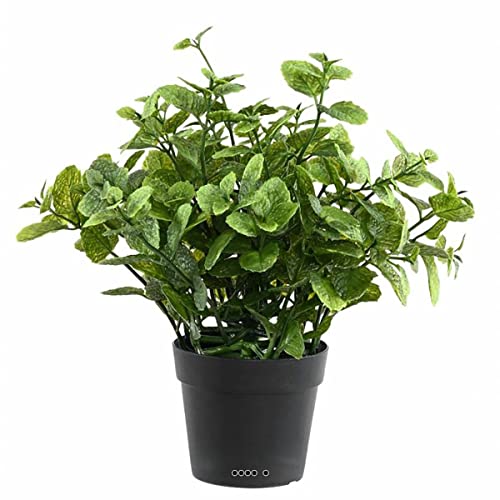 Artificielles.com - Künstliche Minze im Topf, für den Außenbereich, Höhe 25 cm von Artificielles.com