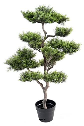 Artificielles.com - Künstlicher Bonsai Pinus in Wolken Höhe 95 cm Stamm PE wunderschöner von Artificielles.com