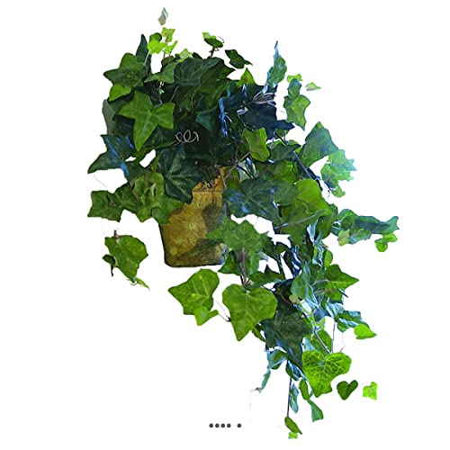 Artificielles.com - Künstlicher Efeufall im Topf, Höhe 50 cm, Grün von Artificielles.com