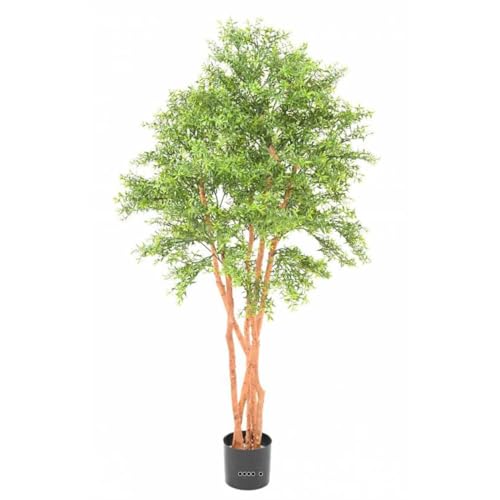 Artificielles.com - Künstlicher Eukalyptus im Topf, mehrere Stämme, Höhe 150 cm, grün, Höhe: 150 cm, Farbe: Grün von Artificielles.com
