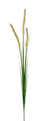 Artificielles.com - Künstlicher Pennisetum H 90 cm 3 wunderschöne Staubwedel grün rot von Artificielles.com
