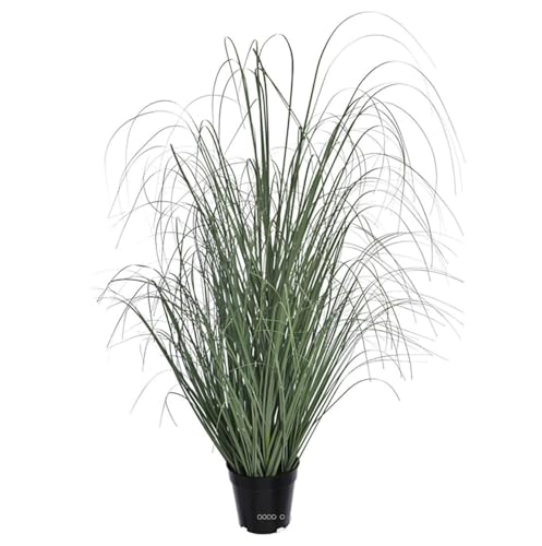 Artificielles.com - Verrücktes Kunstgras im Topf, H 120 cm, D 40 cm, grün von Artificielles.com