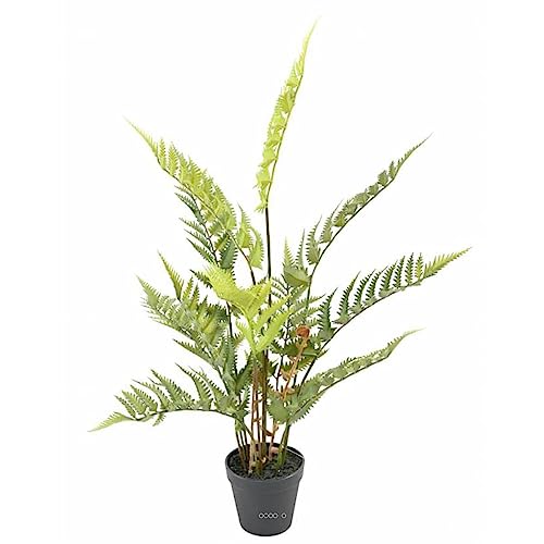 Artificielles.com - Wunderschöner künstlicher Holzfarn H 65 cm grün im Topf von Artificielles.com
