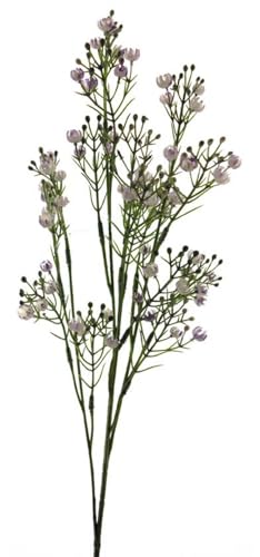 Artificielles.com - Zweig künstliche Glöckchen aus Stiel, Höhe 68 cm, wunderschöne Blumen aus Kunststoff, Lavendel – Farbe: Lavendel von Artificielles.com