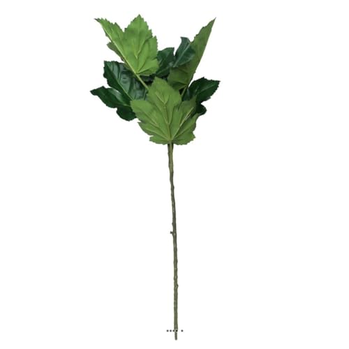 Artificielles.com - Zweig mit 6 Blättern aus künstlichem Gummi, Höhe 96 cm von Artificielles.com
