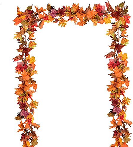 Artiflr 3 Stück Herbst-Ahornblatt-Girlande, künstliche Ahorn-Girlande, Herbst-hängende Herbstblätter-Reben für drinnen und draußen, Hochzeit, Erntedankfest, Abendessen, Party-Dekoration Artiflr 3 Stück Herbst-Ahornblatt-Girlande, künstliche Ahorn-Girlande, Herbst-hängende Herbstblätter-Reben für drinnen und draußen, Hochzeit, Erntedankfest, Abendessen, Party-Dekoration von Artiflr