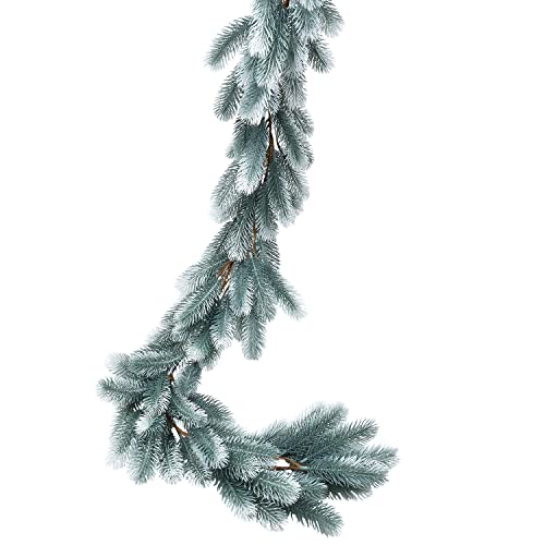 Artiflr Weihnachtsgirlande aus Kiefernholz, 1,8 m, künstliche Kieferngirlande, Urlaubsdekoration für den Außen- oder Innenbereich, Haus, Garten, künstliche grüne oder Kamine, Urlaubsparty-Dekorationen von Artiflr
