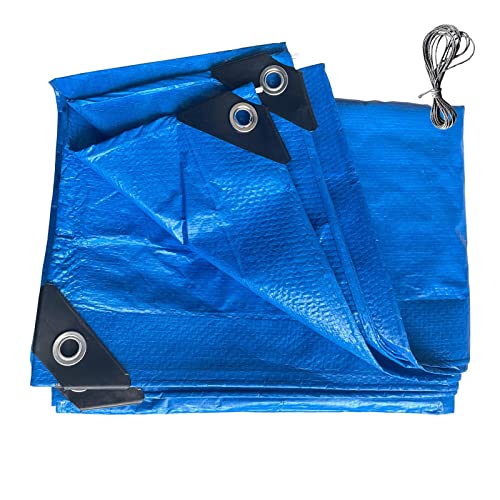 Artillen Gewebeplane 140g/m² Blau, 2m x 3m = 6m², Schutzplane Bootsplane Holzplane Plane mit Ösen für draussenGartenmöbel Trampolin Auto wasserdicht reißfest wasserfest (2m x 3m=6m²) von Artillen