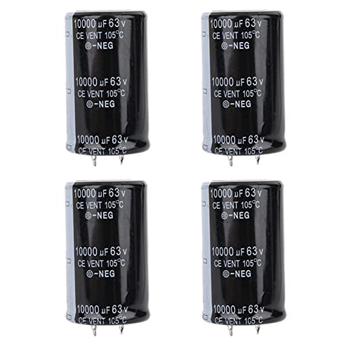 Artillery 4Pcs Elektrolytkondensator 10000uf 63V,Audio Elektrolytkondensator,Komponente Für Verstärker Elektrolytkondensator Elektronische Komponenten von Artillery