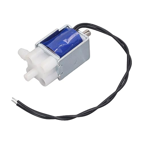 Mikro-Magnetventil, 2-Positionen-3-Wege-elektromagnetisches Auslassventil aus Technischem Kunststoff, Schnell Reagierendes Mikro-Magnet-Luftventil, Normalerweise Offen(Gleichstrom 3,7 V) von Artillery