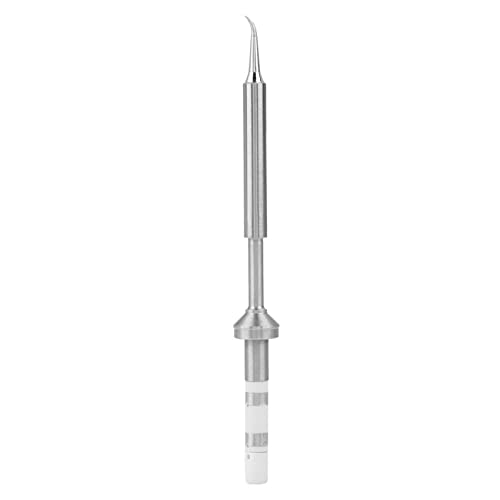 Artillery Ts100 Lötkolbenspitzen, Mini Stift Edelstahl Lötkolbenspitzen Ersatz Für Ts100 Digital Lcd Lötkolben, Keramik-heizkern, Silber, 1 Stück, Silber(TS100-JL02) von Artillery
