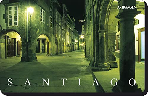 Magnet Calles Santiago Compostela 70 x 45 mm. von Artimagen