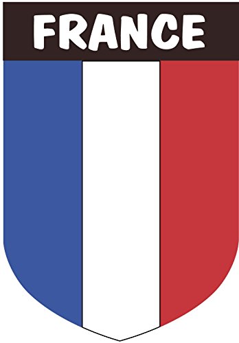 Selbstklebend Schild Frankreich mit Text und ohne Emblem 40 x 60 mm. von Artimagen