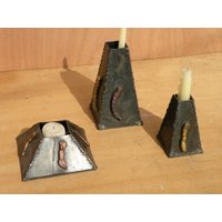 Kerzenhalter Pyramiden Vulkane von Artintegration