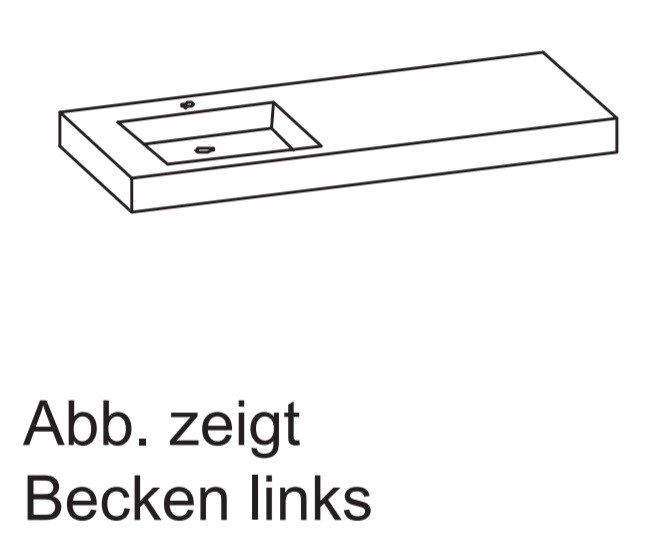 Artiqua 112 Mineralguss-Waschtisch Weiß, 112-MMWTA50-1690-1-R 112-MMWTA50-1690-1-R von Artiqua