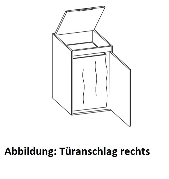 Artiqua 400 Highboard, Anthrazit Glanz, 400-HBW-1-43-L-7065-51 400-HBW-1-43-L-7065-51 von Artiqua