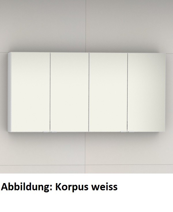 Artiqua Variabler Spiegelschrank, Eiche Weiß quer NB, 070-SDV-4-440 070-SDV-4-440 von Artiqua