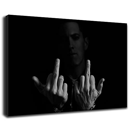 Artis Prints Leinwandbild Eminem, Rap Musik, Hip-Hop, Klein bis XXL, Inneneinrichtung - Wohnzimmer - Wohnung, Dekoration von Artis Prints