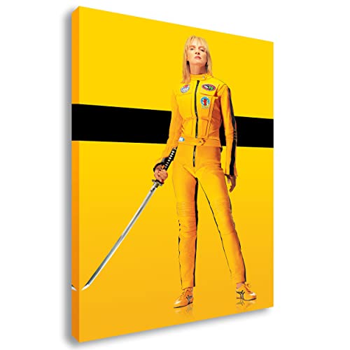 Artis Prints Leinwandbild Kill Bill | Quentin Tarantino - Poster, Uma Thurman - Action - Hollywood - Film, Klein bis Groß, Dekoration - Wohnung von Artis Prints