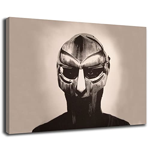 Artis Prints Leinwandbild MF Doom, Hip-Hop, Rap Musik, Klein bis XXL, Inneneinrichtung - Wohnzimmer - Wohnung, Dekoration von Artis Prints