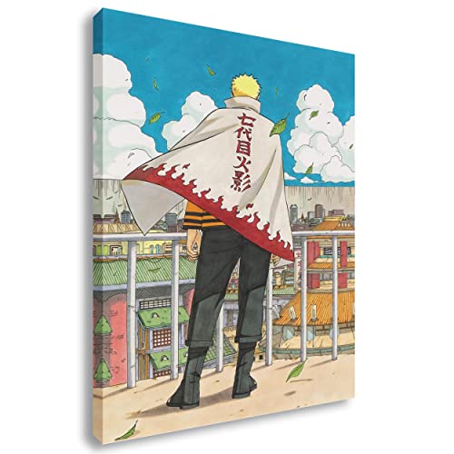 Artis Prints Leinwandbild Naruto, Hokage - Japan Anime, Klein bis XXL, Inneneinrichtung - Wohnzimmer - Wohnung, Dekoration von Artis Prints