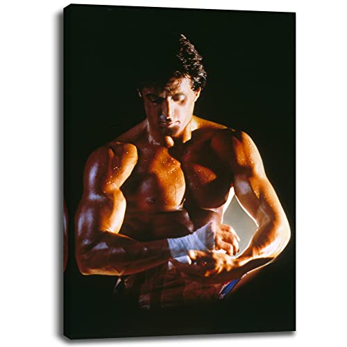 Artis Prints Leinwandbild Rocky Balboa, Hollywood Film - Boxen, Sport, Klein bis XXL, Inneneinrichtung - Wohnzimmer - Wohnung, Dekoration von Artis Prints