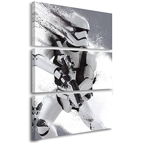 Artis Prints Leinwandbild Star Wars | Klonkrieger - Film - Hollywood, Wandbild auf Keilrahmen gespannt - Klein bis XXL, Wohnzimmer - Flur - Dekoration von Artis Prints