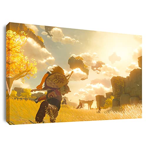 Artis Prints Leinwandbild The Legend of Zelda, Breath of The Wild 2, Klein bis XXL, Inneneinrichtung - Wohnzimmer - Wohnung, Dekoration von Artis Prints