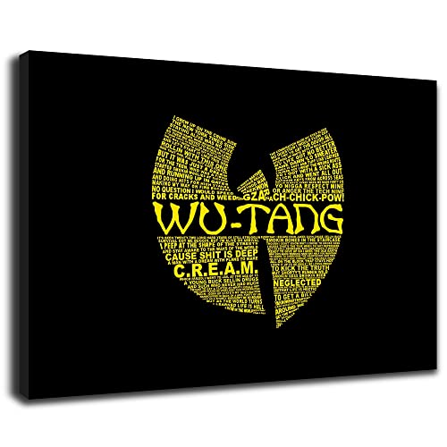 Artis Prints Leinwandbild Wu-Tang Clan, Old School Hip-Hop, Rap, Klein bis XXL, Inneneinrichtung - Wohnzimmer - Wohnung, Dekoration von Artis Prints