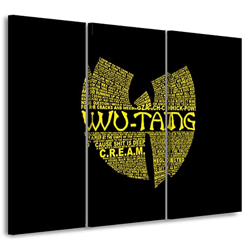 Artis Prints Leinwandbild Wu-Tang Clan, Old School Hip-Hop, Rap, Klein bis XXL, Inneneinrichtung - Wohnzimmer - Wohnung, Dekoration von Artis Prints