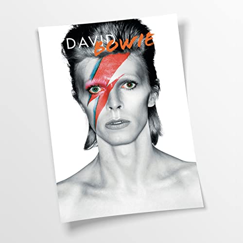 Artis Prints Poster (Baumwolle) David Bowie Cover mit Blitz, Klein bis XXL, Inneneinrichtung - Wohnzimmer - Wohnung, Dekoration von Artis Prints