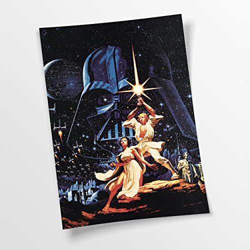 Artis Prints Poster Star Wars | Comic - Todesstern - Darth Vader - Klein bis XXL, Wohnzimmer - Flur - Dekoration von Artis Prints