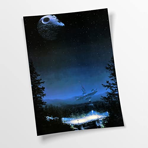 Poster Star Wars | Weltall - Todesstern - Alt - Klein bis XXL, Wohnzimmer - Flur - Dekoration von Artis Prints