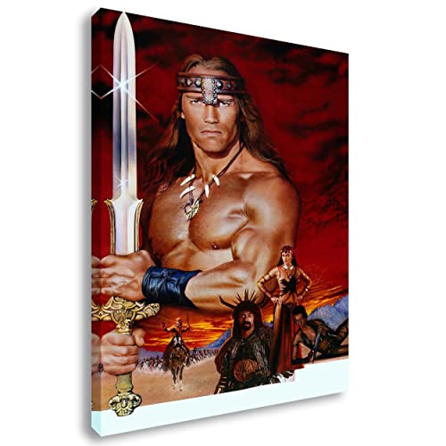 Leinwandbild Conan der Barbar | Arnold Schwarzenegger - Hollywood, Action - Movie - Film, Dekoration - Inneneinrichtung, Klein bis XXL von Artis Prints