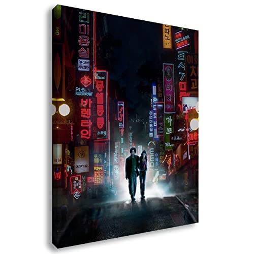 Leinwandbild Oldboy | Asien - Film - Action, Wandbild auf Keilrahmen gespannt - Klein bis XXL, Wohnzimmer - Flur - Dekoration von Artis Prints