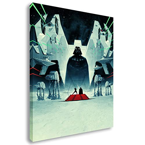 Leinwandbild Star Wars | Darth Vader - Zeichnung - Art, Wandbild auf Keilrahmen gespannt - Klein bis XXL, Wohnzimmer - Flur - Dekoration von Artis Prints