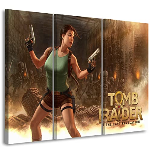 Leinwandbild Tomb Raider, Action Videospiel, Klein bis XXL, Inneneinrichtung - Wohnzimmer - Wohnung, Dekoration von Artis Prints